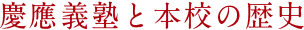 慶應義塾と本校の歴史